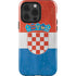 Croatia Flag Distressed iPhone 15 Pro Impact Case